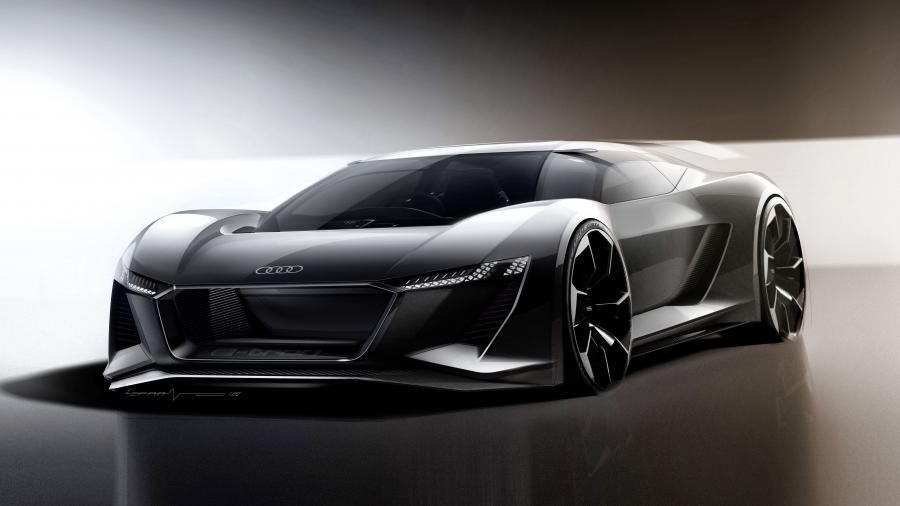 Эскиз Audi PB 18 e-tron 2018 года  (фото 4 из 51)